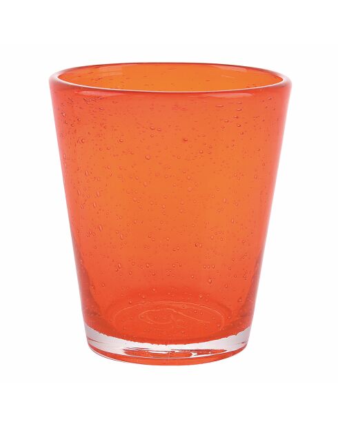Lot de 6 sets verre Cancun orange - 330 ml