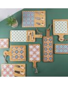 Valladolid kleine rechthoekige snijplank geel - 1,2x15x29,5 cm