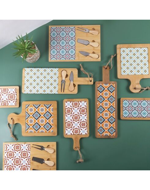 Valladolid kleine rechthoekige snijplank geel - 1,2x15x29,5 cm