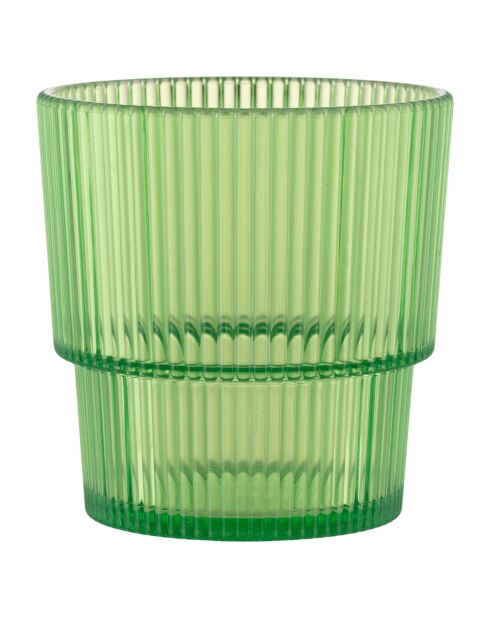 12 verres Unico en PS Shades of Green assortis - 300 ml