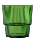 12 verres Unico en PS Shades of Green assortis - 300 ml