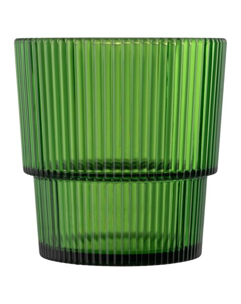 12 verres Unico en PS Shades of Green assortis - 300 ml