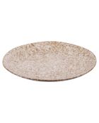 Lot de 6 services à dessert The Market Z sable - D.22,5 cm