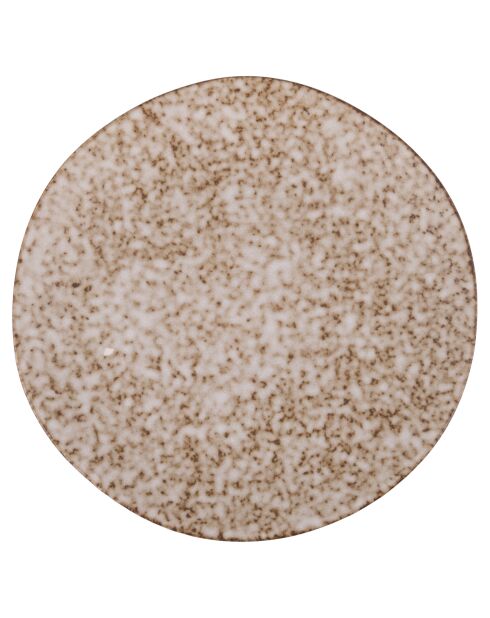 Lot de 6 services à dessert The Market Z sable - D.22,5 cm