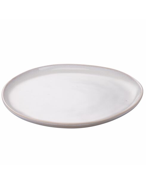 Lot de 6 assiettes plate The Market C 2e choix ivoire - 2,2x26,5x26,5 cm