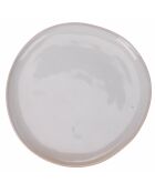 Lot de 6 assiettes plate The Market C 2e choix ivoire - 2,2x26,5x26,5 cm