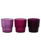 12 verres Unico en PS Shades of Provence assortis - 300 ml