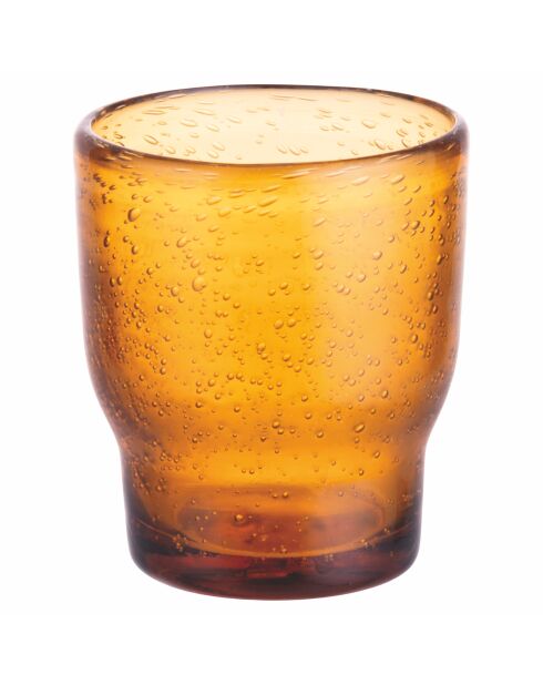 Lot de 6 verres à eau Unico Dulce de Leche ambre - 325 ml