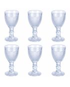 Set di 6 bicchierini Diamond trasparenti - 50ml