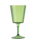 Lot de 12 gobelets Unico en PS Shades of Green assortis - 400 ml