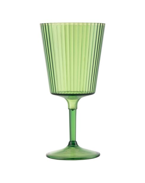 Lot de 12 gobelets Unico en PS Shades of Green assortis - 400 ml