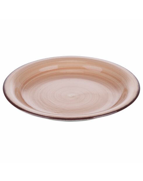 Lot de 6 services à dessert 5 Toni terre cuite - 2,5x19,5 cm