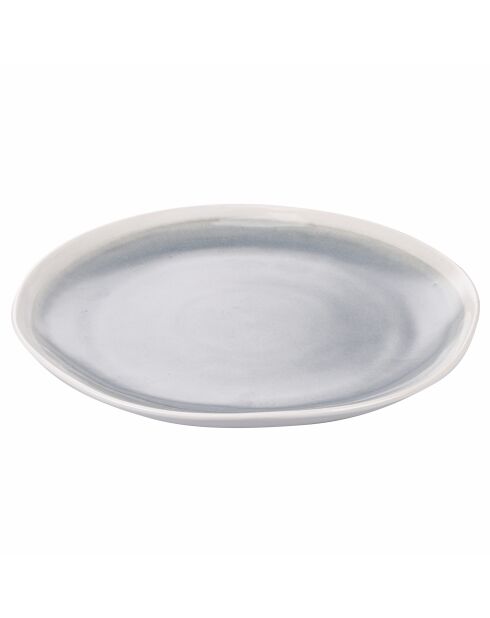 Lot de 6 assiettes plate The Market B grises - 2,4x27x27,7 cm