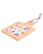 Acquerello veelkleurige snijplank met handvat - 15x21,5 cm