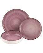 Service de table Baita Modern Acquerello multicolore - 18 pièces