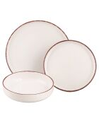 Service de table Baita Modern Acquerello multicolore - 18 pièces