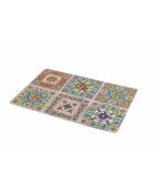 Set mit 6 mehrfarbigen Costiera-Tischsets - 45x30 cm