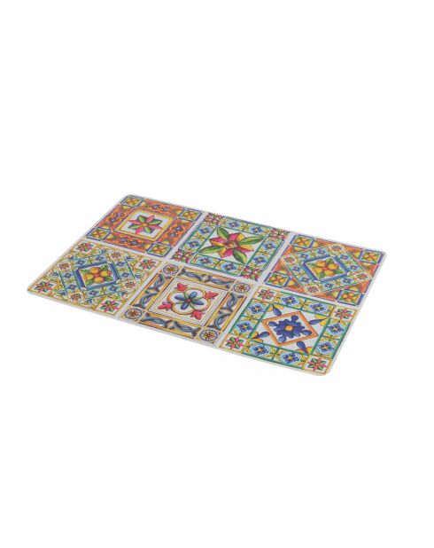 Set mit 6 mehrfarbigen Costiera-Tischsets - 45x30 cm