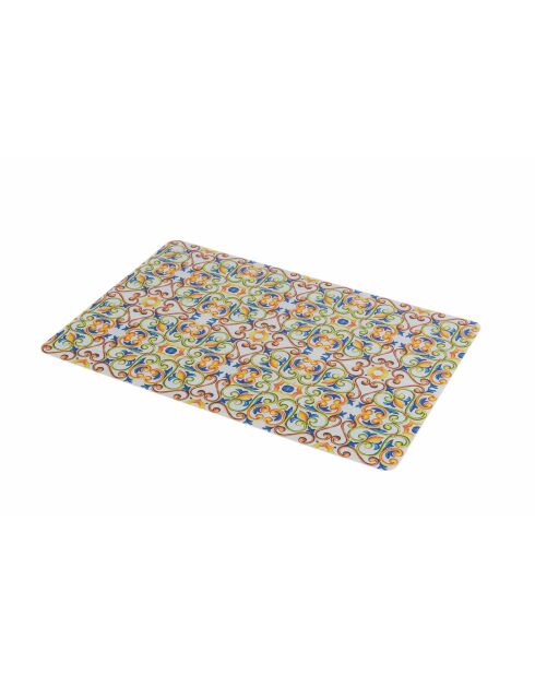 Set mit 6 mehrfarbigen Costiera-Tischsets - 45x30 cm