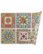 Set mit 6 mehrfarbigen Costiera-Tischsets - 45x30 cm