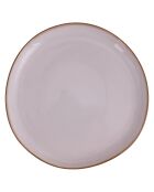 Lot de 6 assiettes à dîner The Market A2 2e choix bord ocre ivoire - D.2Lot de 6 cm