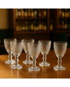 Set mit 6 transparenten Madame-Likörgläsern - 50 ml