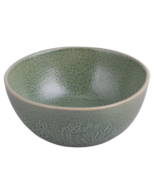 Lot de 6 assiettes creuses The Market U1 2ème choix verts - 15x6,5 cm