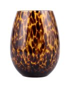 Lot de 6 verres à eau Jamila ambre - 560 ml
