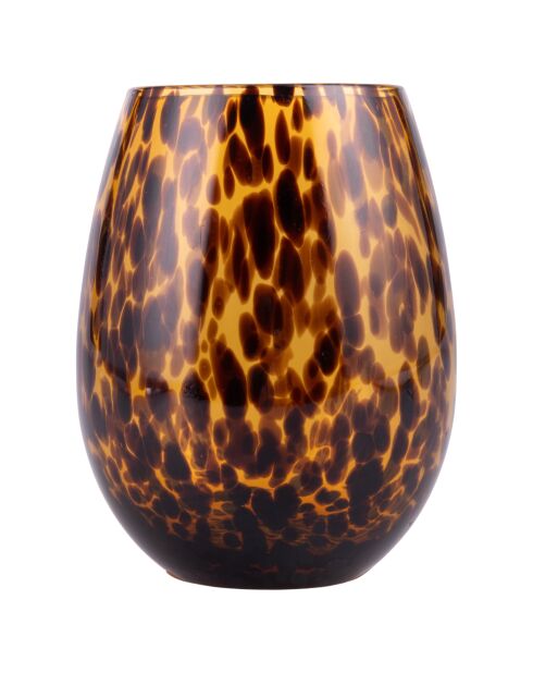 Lot de 6 verres à eau Jamila ambre - 560 ml