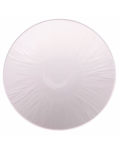 Lot de 4 assiettes à soupe Horeca blanches - D.19,5 cm