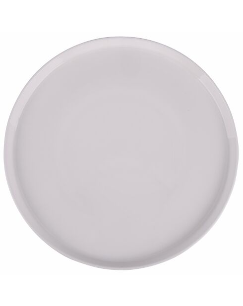 Lot de 6 pcs de service à dessert Delice blancs - D.20,7 cm