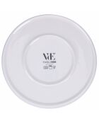 Lot de 6 pcs de service à dessert Delice blancs - D.20,7 cm