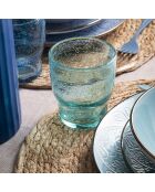 Lot de 6 verres Unique Ocean bleu - 325 ml