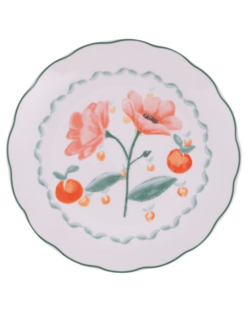 Service de table Cherry Flowers multicolore - 18 pièces