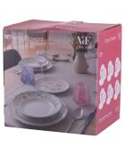 Service de table Cherry Flowers multicolore - 18 pièces