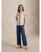 61099020 Camisa color crema