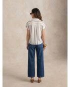 61099020 Camisa color crema