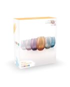 Lot de 6 verres à eau Shiraz multicolore - 525 ml