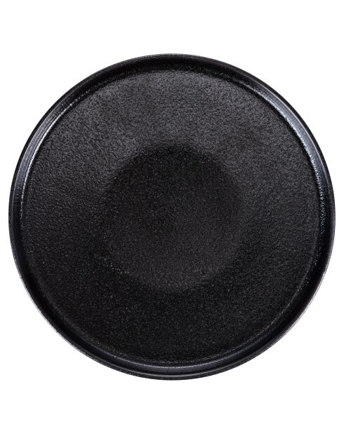 Lot de 4 assiettes à dîner Horeca noires - D.27 cm
