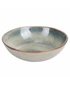 Lot de 6 assiettes à soupe The Market H 2e choix vertes - 5x18,5x18,5 cm