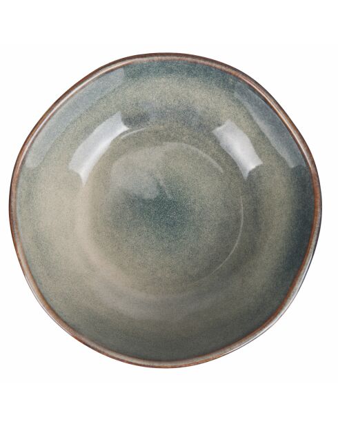 Lot de 6 assiettes à soupe The Market H 2e choix vertes - 5x18,5x18,5 cm