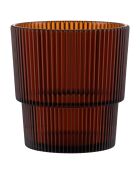 12 verres Unico en PS Shades of Chocolate assortis - 300 ml