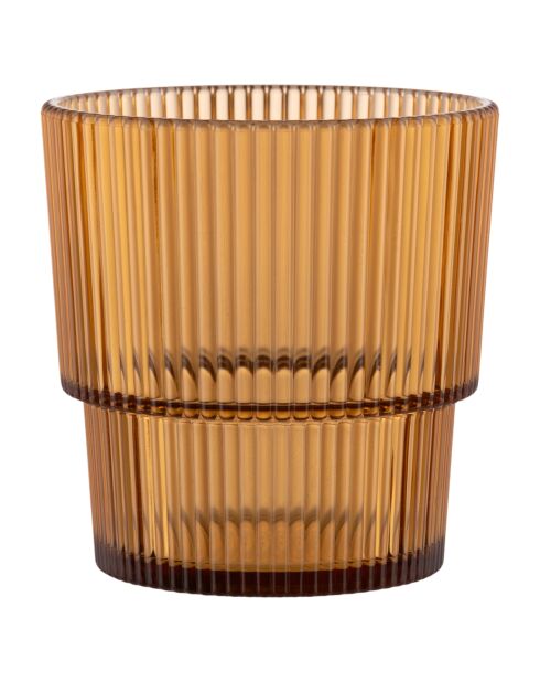 12 verres Unico en PS Shades of Chocolate assortis - 300 ml