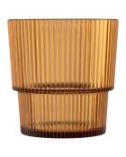 12 verres Unico en PS Shades of Chocolate assortis - 300 ml