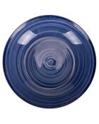 Lot de 6 assiettes à soupe Baita Acqua décor F bleu ciel - 4,5x20 cm
