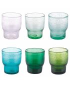 Lot de 6 verres Unico Greenery vert - 325 ml