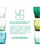 Lot de 6 verres Unico Greenery vert - 325 ml
