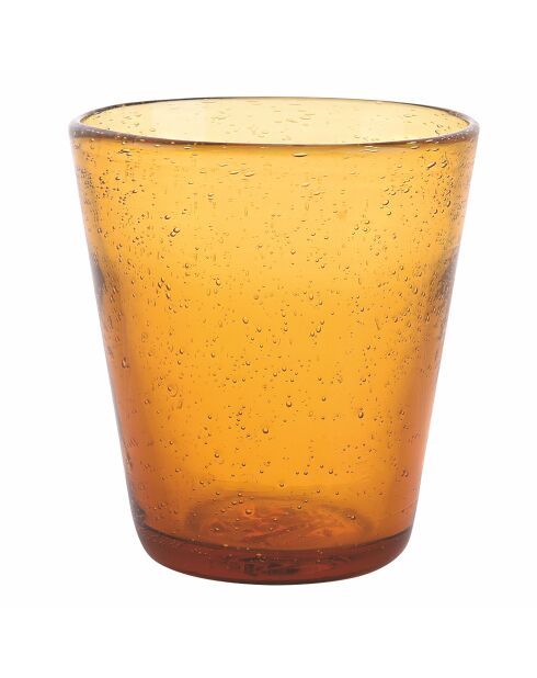 Set van 6 Cancun amberkleurige waterglazensets - 330 ml
