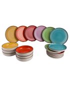 Service de table Baita Modern Classic multicolore - 18 pièces