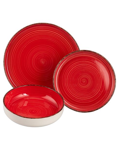 Service de table Baita Modern Classic multicolore - 18 pièces